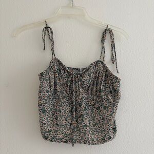 Princess Polly Blue Floral Tank Top